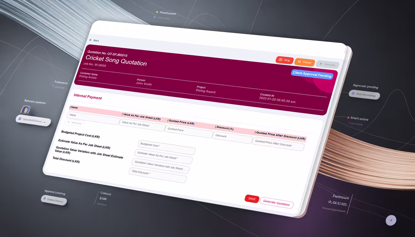 Job Sheet Management Platform